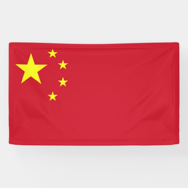 Flagge Chinas Banner (Horizontal)