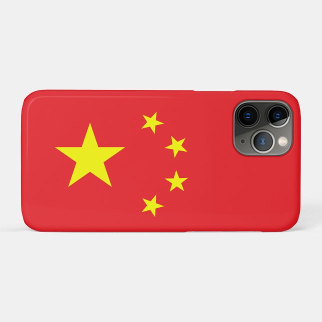 Flagge Chinas Case-Mate iPhone Hülle (Rückseite (Horizontal))