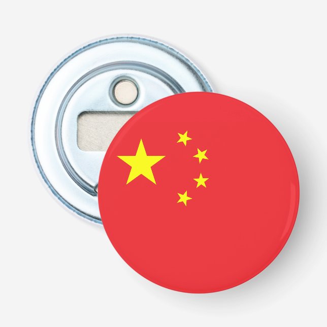 Flagge Chinas Flaschenöffner (Vorderseite)
