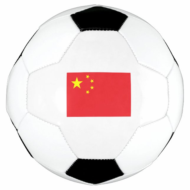Flagge Chinas Fußball (Vorderseite)