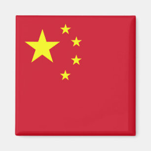 Flagge Chinas Magnet