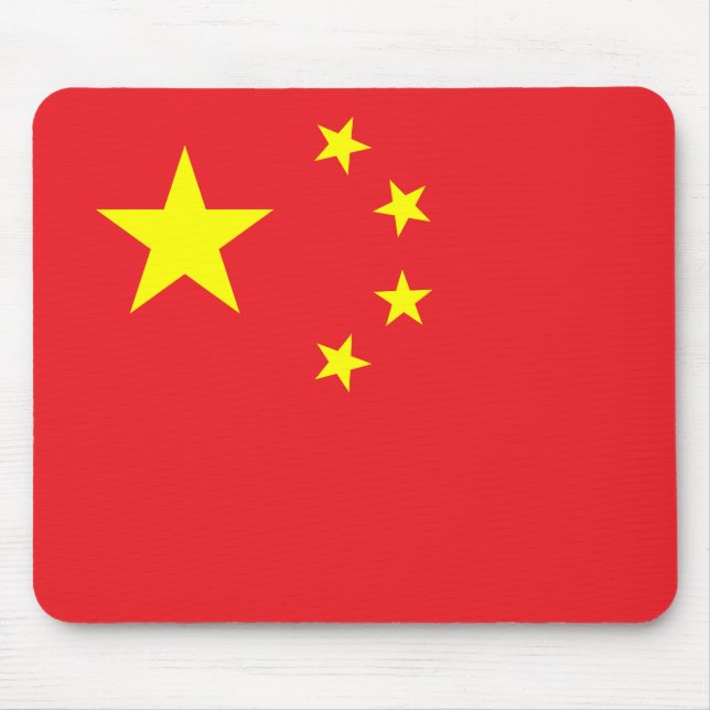 Flagge Chinas Mousepad (Vorne)