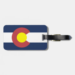 Flagge Colorados Gepäckanhänger