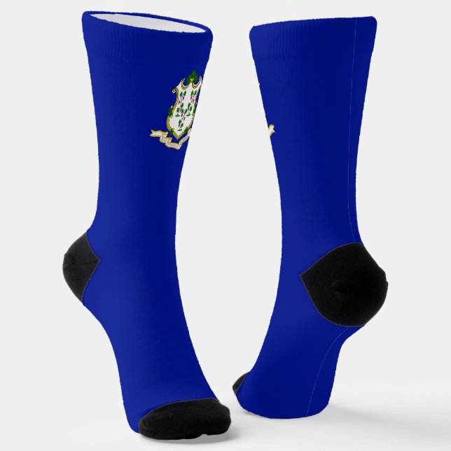 Flagge Connecticut Socken (Gewinkelt)