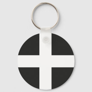 Flagge Cornwall Kernow St. Pirans Schlüsselanhänger