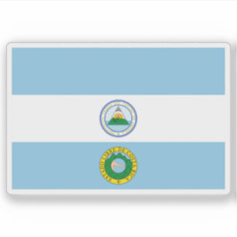 Flagge Costa Ricas (1824) Aufkleber