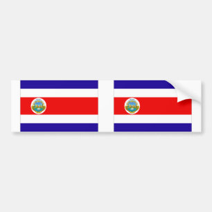 Flagge Costa Ricas Autoaufkleber