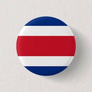Flagge Costa Ricas Button