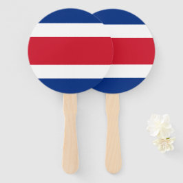 Flagge Costa Ricas Fächer