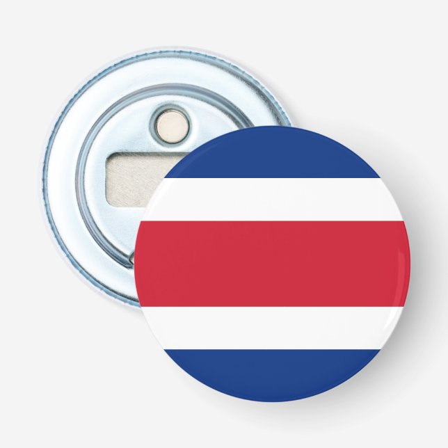 Flagge Costa Ricas Flaschenöffner (Vorderseite)