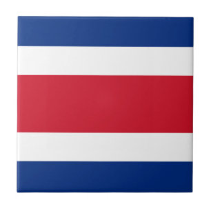 Flagge Costa Ricas Fliese