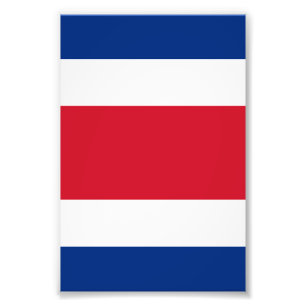 Flagge Costa Ricas Fotodruck