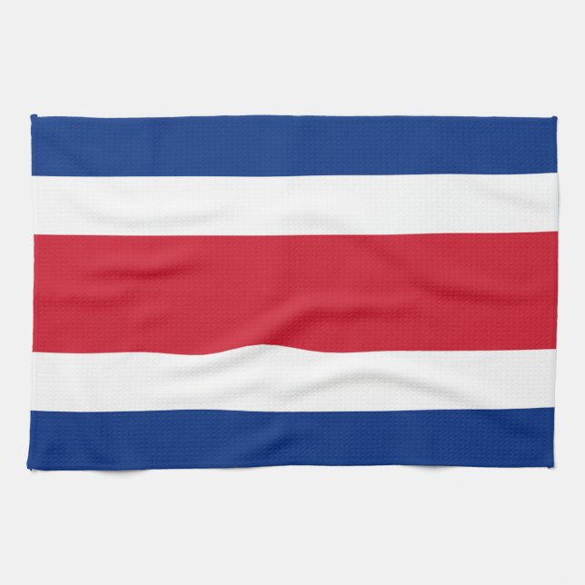 Flagge Costa Ricas Geschirrtuch (Horizontal)
