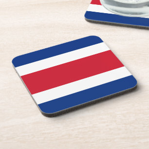 Flagge Costa Ricas Getränkeuntersetzer