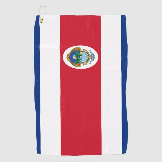 Flagge Costa Ricas Golfhandtuch (Vorderseite)