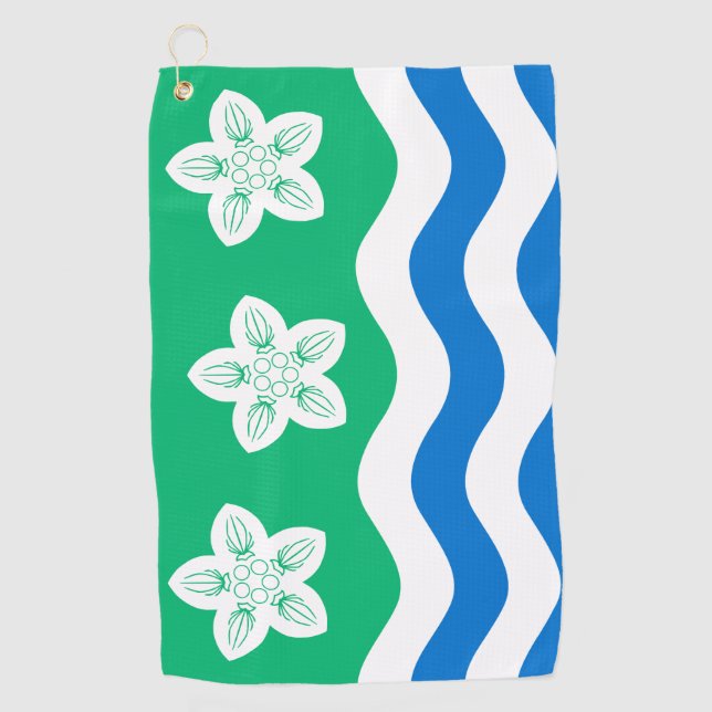 Flagge Cumberlands Golfhandtuch (Vorderseite)