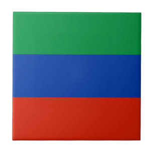 Flagge Dagestan Fliese