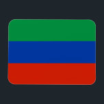 Flagge Dagestan Magnet<br><div class="desc">Patriotische Flagge von Dagestan.</div>