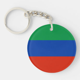 Flagge Dagestan Schlüsselanhänger