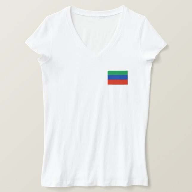 Flagge Dagestan T-Shirt (Design vorne)
