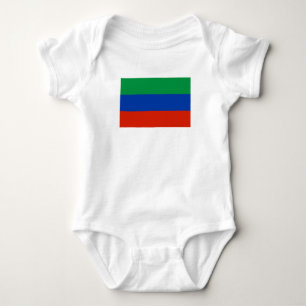 Flagge Dagestans Baby Strampler