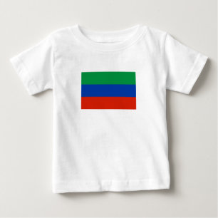 Flagge Dagestans Baby T-shirt