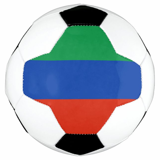 Flagge Dagestans Fußball (Vorderseite)