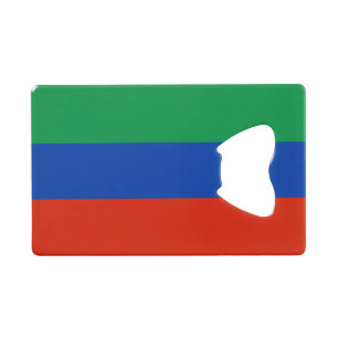 Flagge Dagestans Geldbeutel Flaschenöffner