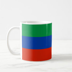 Flagge Dagestans Kaffeetasse