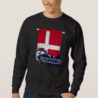 Flagge Dänemarks Fischerei in Dänemark Fischerei Sweatshirt