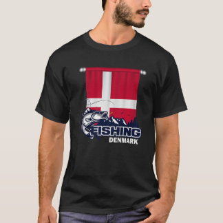 Flagge Dänemarks - Fischerei in Dänemark T-Shirt