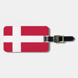 Flagge Dänemarks Gepäckanhänger