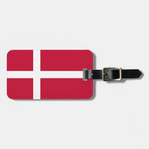 Flagge Dänemarks Gepäckanhänger