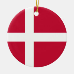 Flagge Dänemarks Keramik Ornament