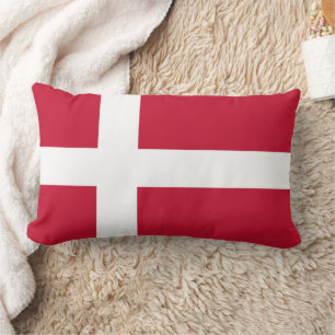 Flagge Dänemarks Lendenkissen