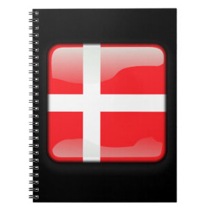 Flagge Dänemarks Notizblock