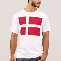 Flagge Dänemarks oder dänischer Stoff