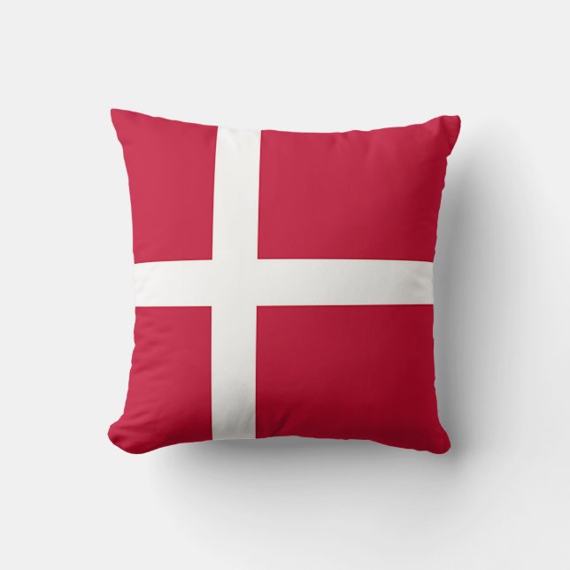 Flagge Dänemarks - skandinavisches Kreuz Kissen (Vorderseite)