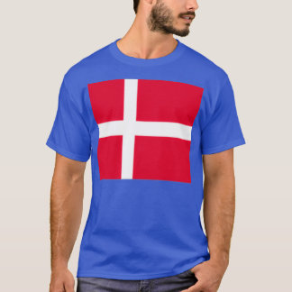 Flagge Dänemarks T-Shirt