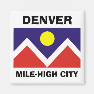 Flagge Denvers, Colorado Magnet