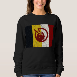 Flagge der American Indian Movement Sweatshirt