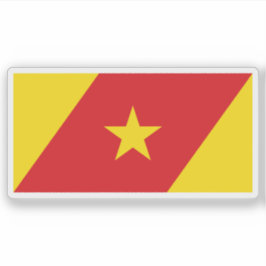 Flagge der Amhara-Region, Äthiopien Aufkleber