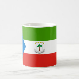 Flagge der Äquatorialen Guinea (Afrika) Kaffeetasse