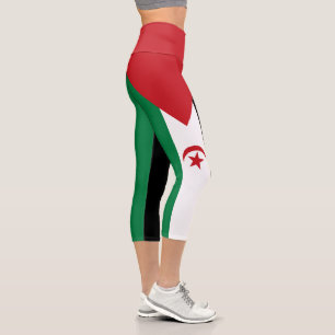 Flagge der Arabischen Demokratischen Republik Sahr Capri Leggings