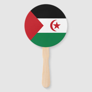 Flagge der Arabischen Demokratischen Republik Sahr Fächer