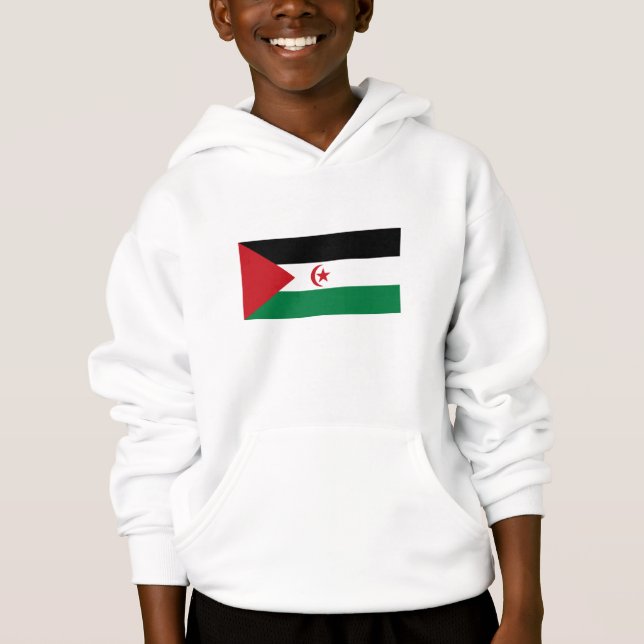 Flagge der Arabischen Demokratischen Republik Sahr Hoodie (Vorderseite)
