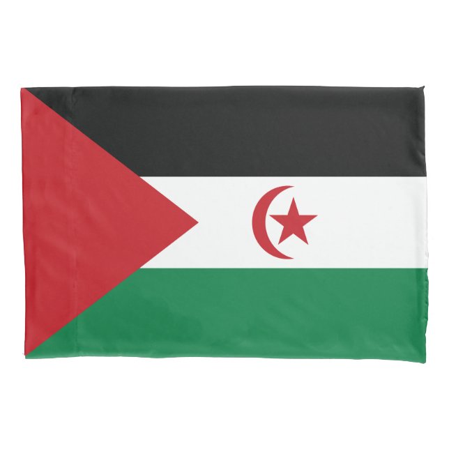 Flagge der Arabischen Demokratischen Republik Sahr Kissenbezug (Vorderseite)