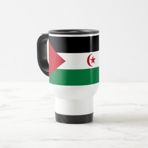 Flagge der Arabischen Demokratischen Republik Sahr Reisebecher