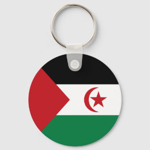 Flagge der Arabischen Demokratischen Republik Sahr Schlüsselanhänger