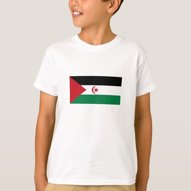 Flagge der Arabischen Demokratischen Republik Sahr T-Shirt (Vorderseite)